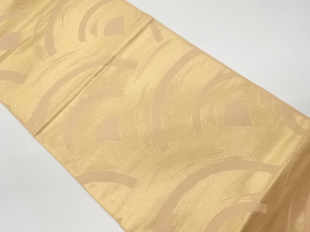JAPANESE KIMONO / VINTAGE FUKURO OBI / WOVEN SEIGAIHA